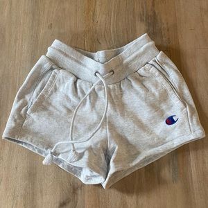 CHAMPION GREY REVERSE WEAVE SHORTS